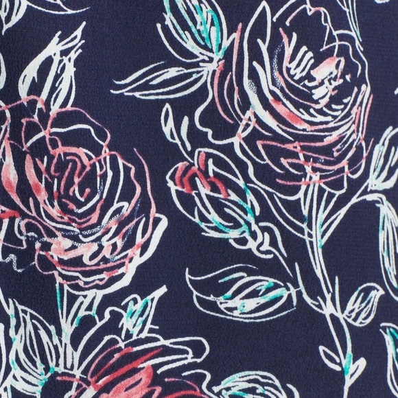 Joie ‘Nanon' Print Silk Blouson Floral Print - Picture 3 of 8